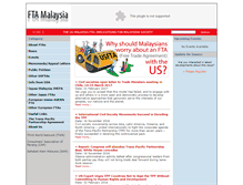 Tablet Screenshot of ftamalaysia.org
